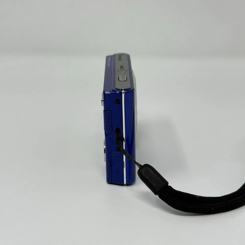 Sony Cyber Shot DSC-W330 14.1MP Electric Blue Camera Battery SD Case Tested